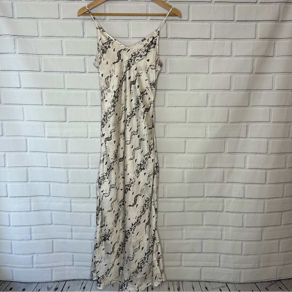 Vici snake print slip maxi dress size Extra Small